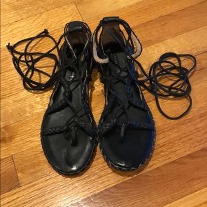 BCBG MaxAzria Lace-up Sandals